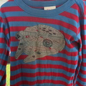 Star Wars Blue and Red Millennium Falcon Shirt